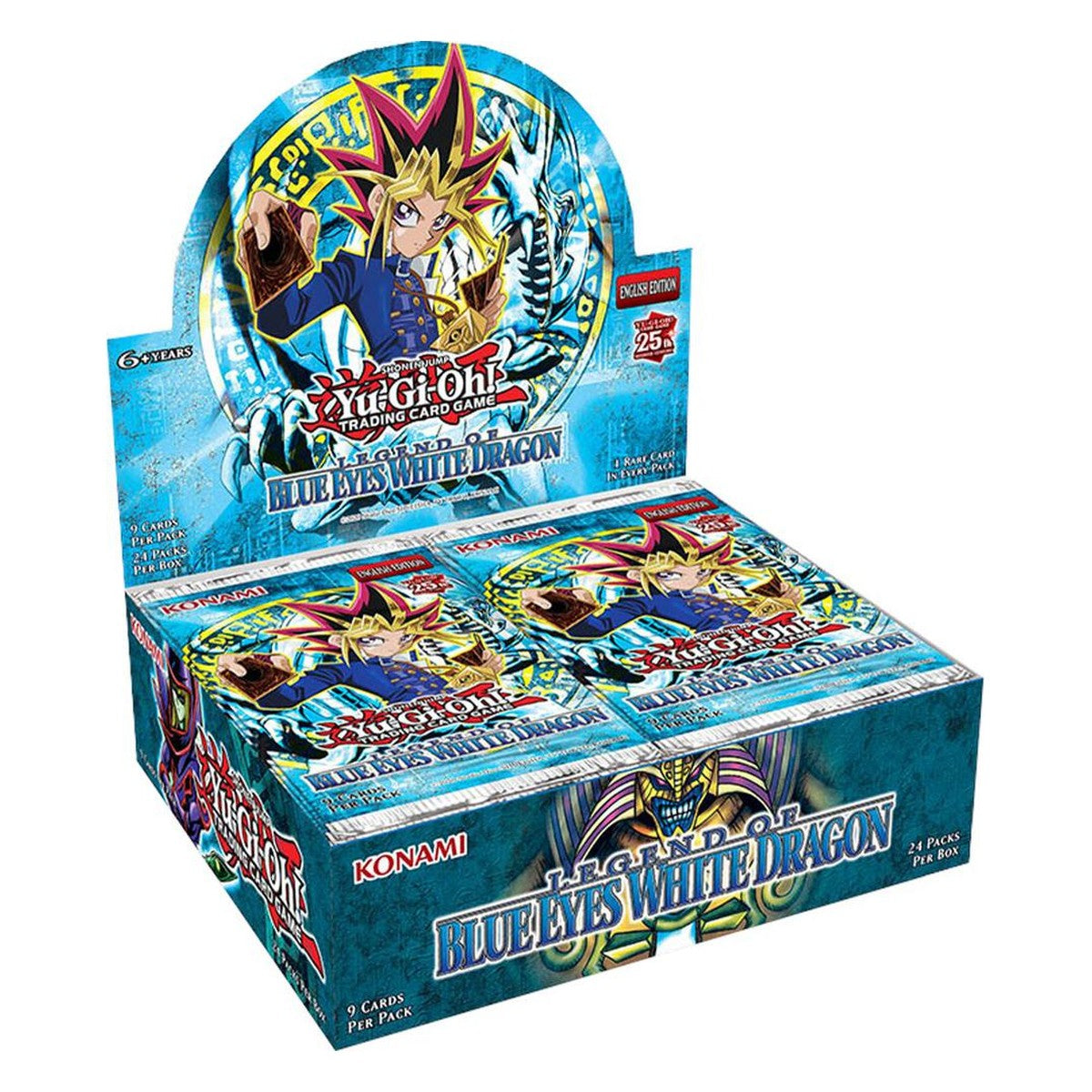 Legend of Blue Eyes White Dragon Booster Box (25th Anniversary Edition) – Yu-Gi-Oh! English sealed product