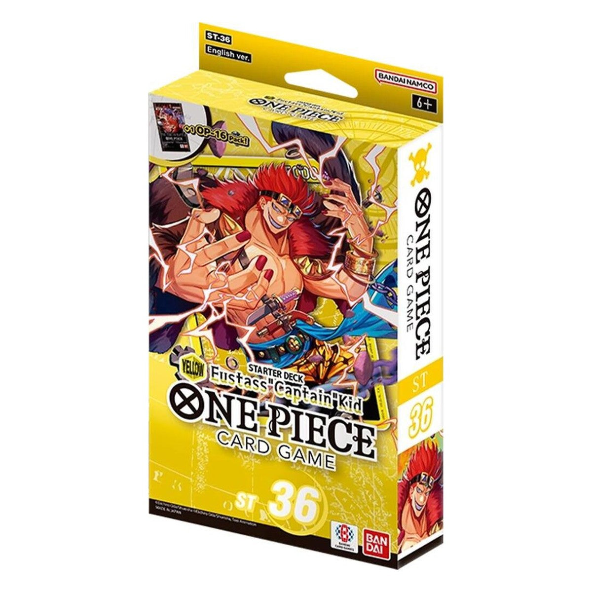 Starter Deck YELLOW Eustass"Captain"Kid [ST-36] English – One Piece Card Game English sealed product